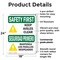 Signmission Safety Culture Sign, 18 in Width, Plastic, Rectangle, Bilingual OS-2PACK-SF-P-1824-L-10817 - alternate 4